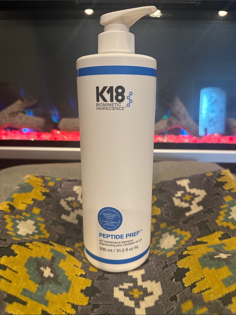 K18 Peptide Prep pH Maintenance Shampoo - White/Blue